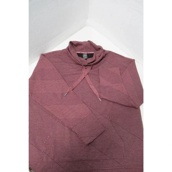 Free Country Abstract Long Sleeve Pull Over Hoodie Woman Sz Large40 - Picture 3 of 6